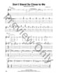 Don't Stand So Close to Me Guitar and Fretted sheet music cover